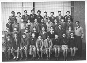 ECOLE MAGNAN GARCONS 1950 CS 2 EME ANNEE M. OBADIA